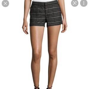 Joie linen striped shorts